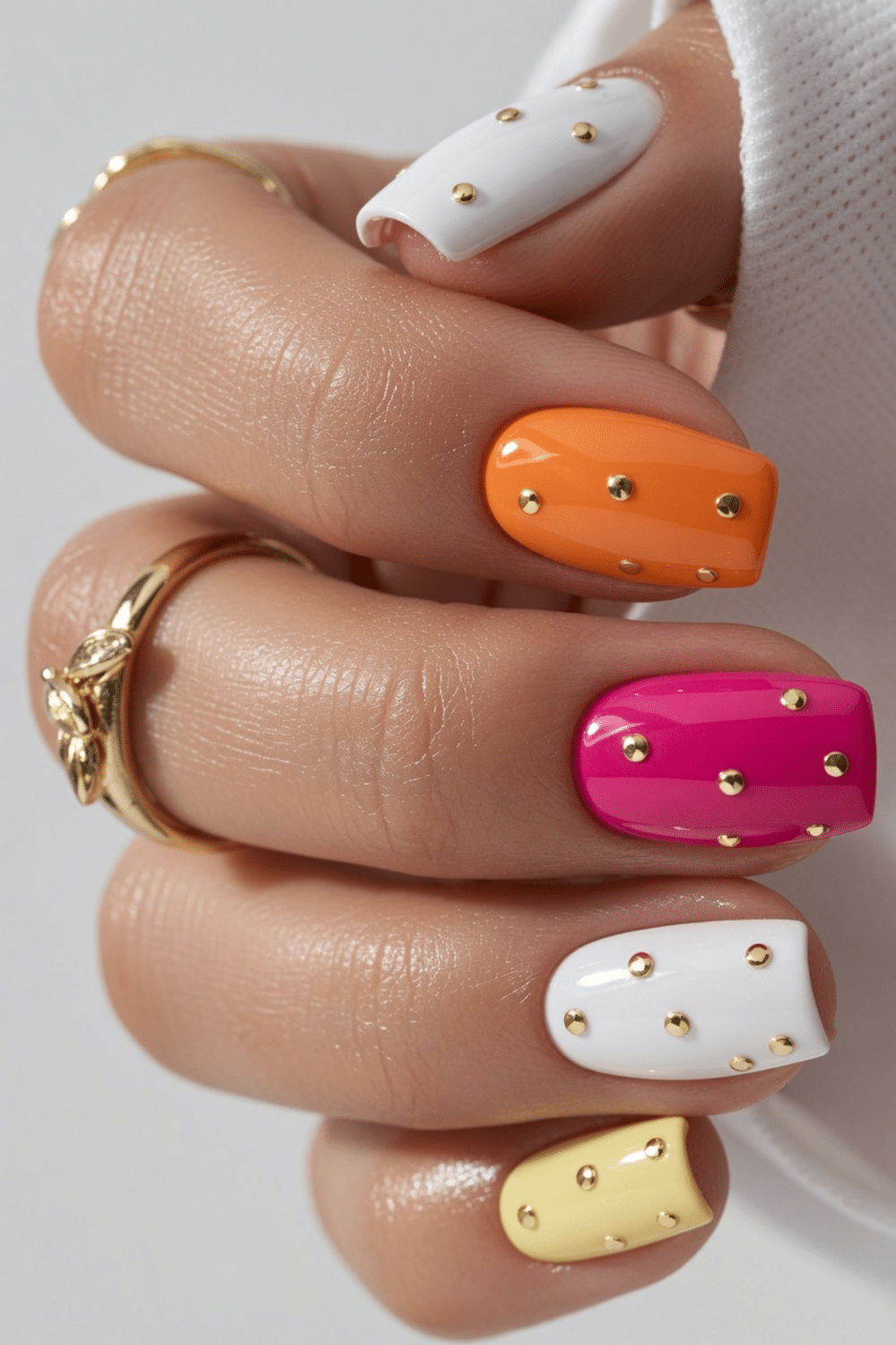 colorful nail designs