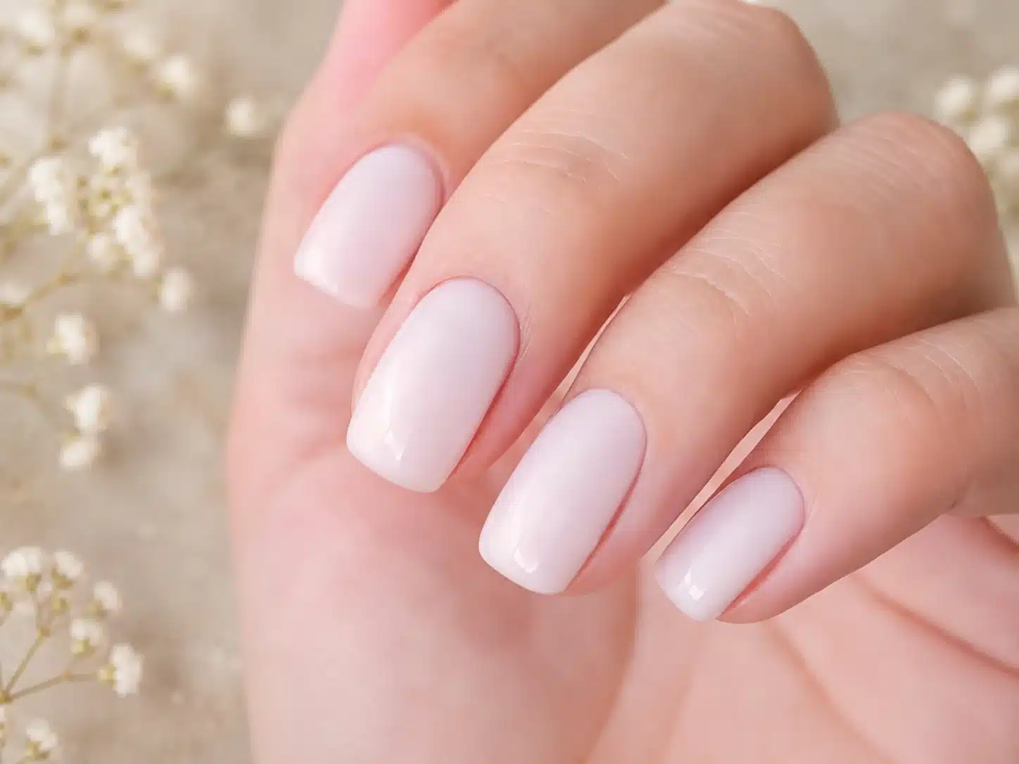 Milky White Gel Nails: 8 Soft, Glossy Manicure Ideas 6 Soft pink milky white gel nails
