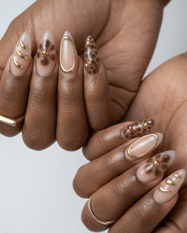 almond nail inspo