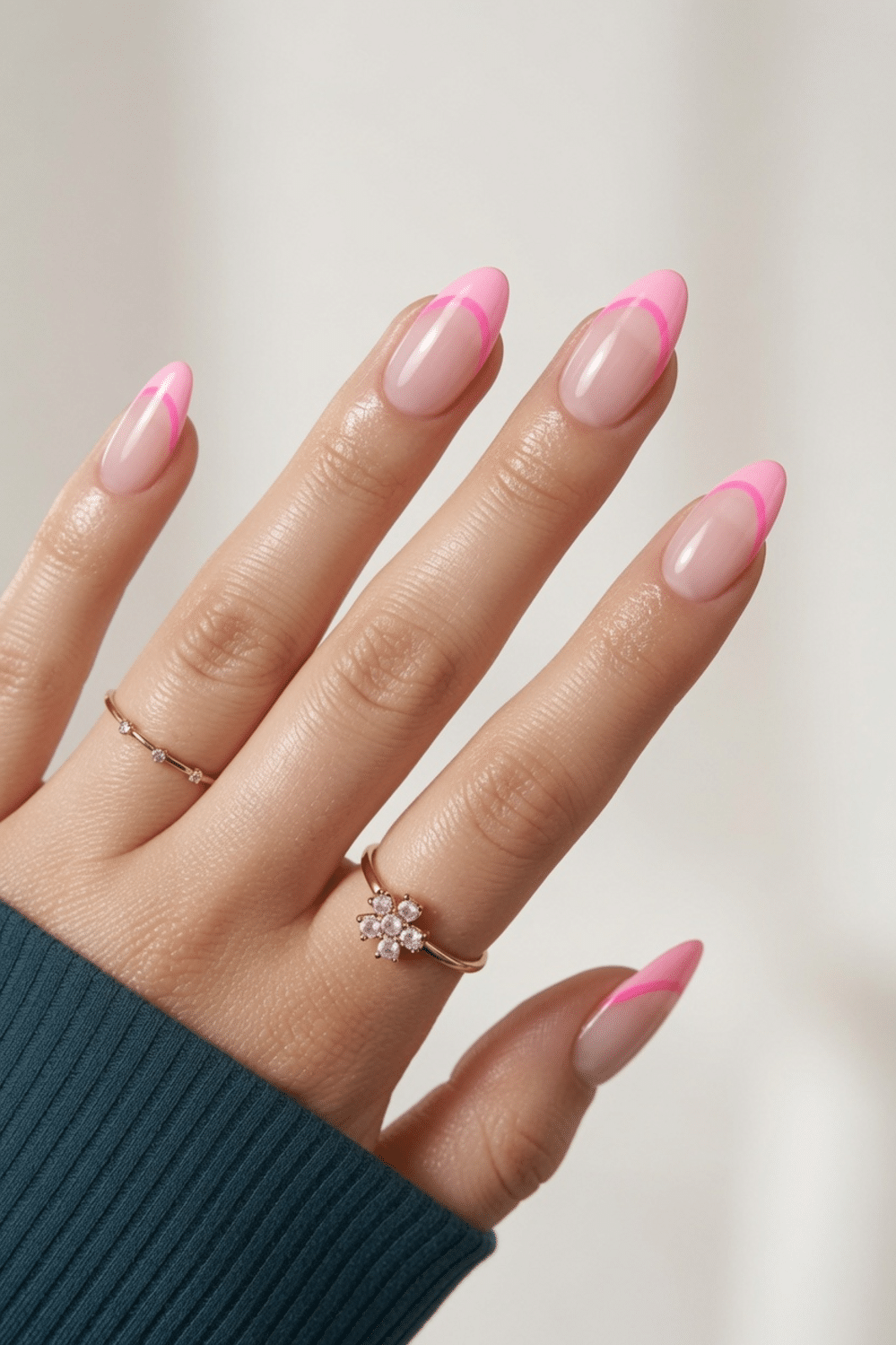almond nail inspo