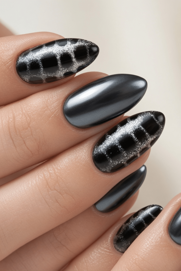 black nails