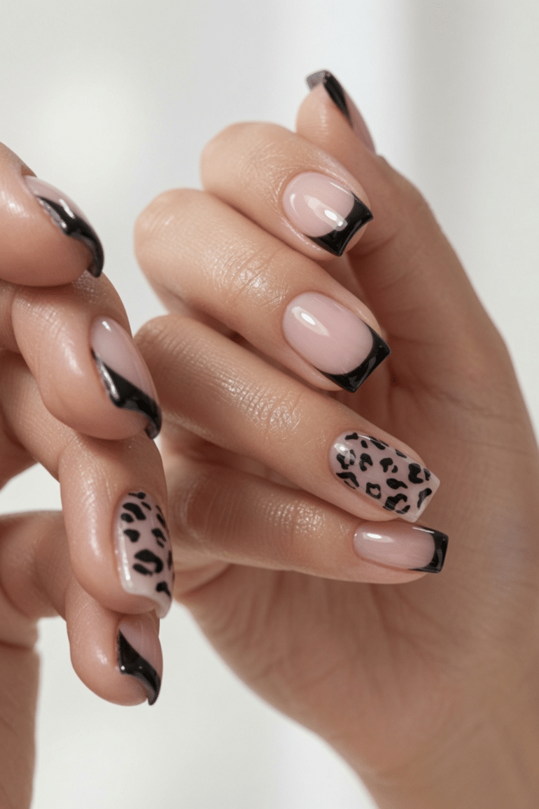 french tip nails