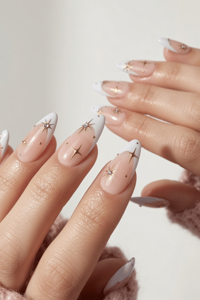 french tip nails