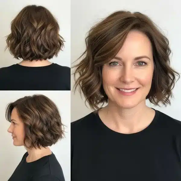 Hairstyles For Women Over 50 With Fine Hair That Make Every Strand Matter 8 Hairstyles For Women Over 50 With Fine Hair - Tousled Wavy Bob