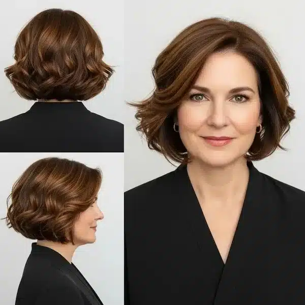 Hairstyles For Women Over 50 With Fine Hair That Make Every Strand Matter 9 Hairstyles For Women Over 50 With Fine Hair - Curled Bob