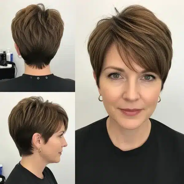 Hairstyles For Women Over 50 With Fine Hair That Make Every Strand Matter 17 Hairstyles For Women Over 50 With Fine Hair - Razor Cut Pixie Bob