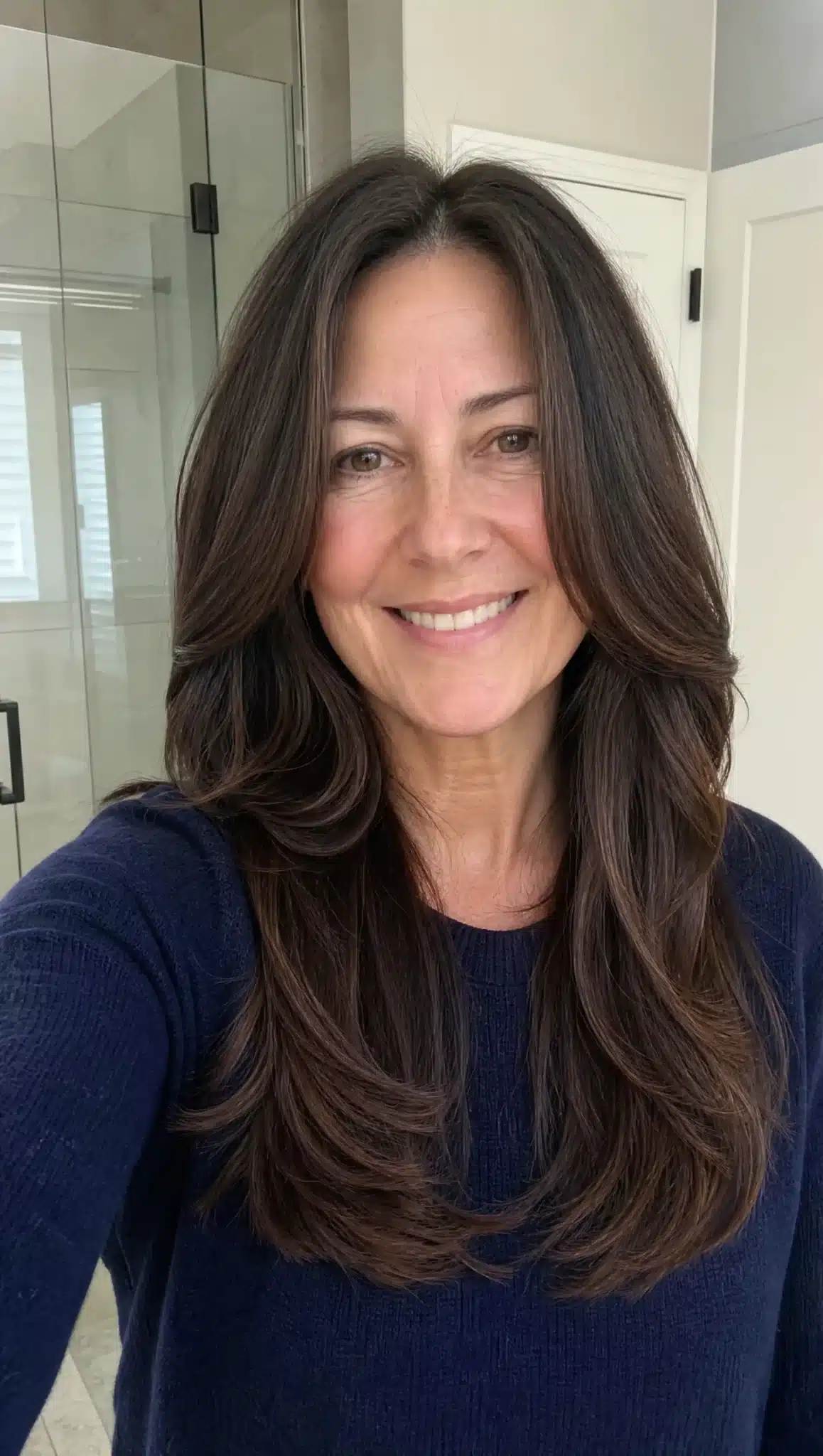 Long Wispy Layers with Soft Ash Blonde | Long Hairstyles for Women Over 50 Long Wispy Layers with Soft Ash Blonde - long hairstyles for women over 50