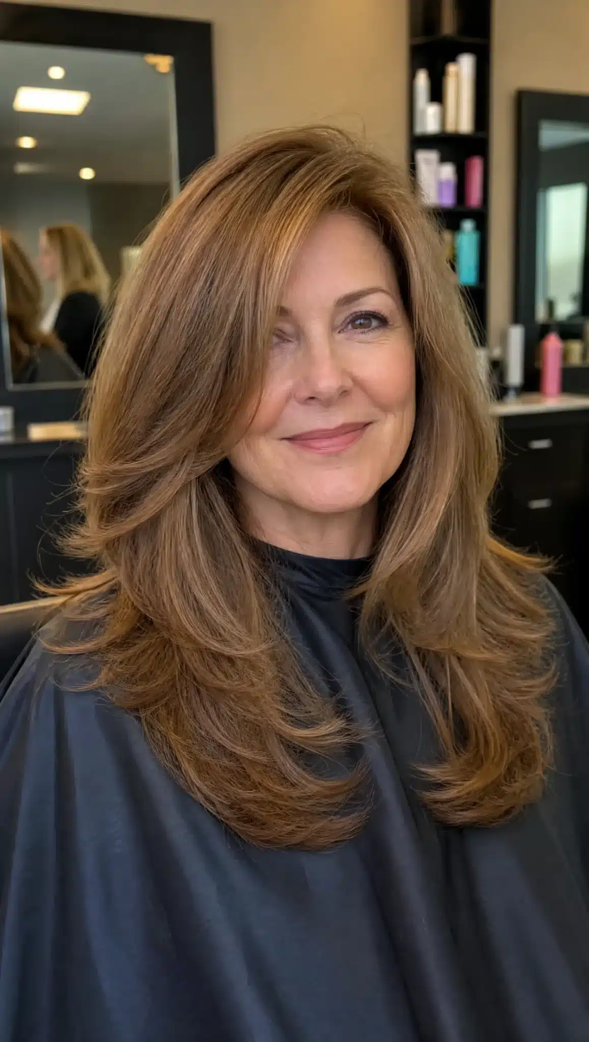 Long Soft Shag with Dark Golden Blonde | Long Hairstyles for Women Over 50 Long Soft Shag with Dark Golden Blonde - long hairstyles for women over 50