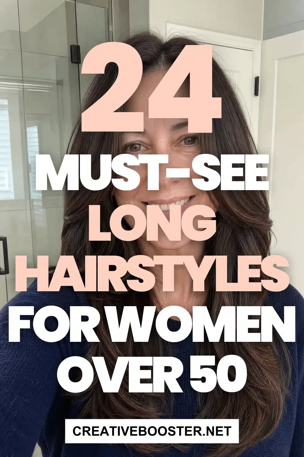 Long Feathered Layers with Honey Blonde Highlights | Long Hairstyles for Women Over 50 Long Feathered Layers with Honey Blonde Highlights - long hairstyles for women over 50