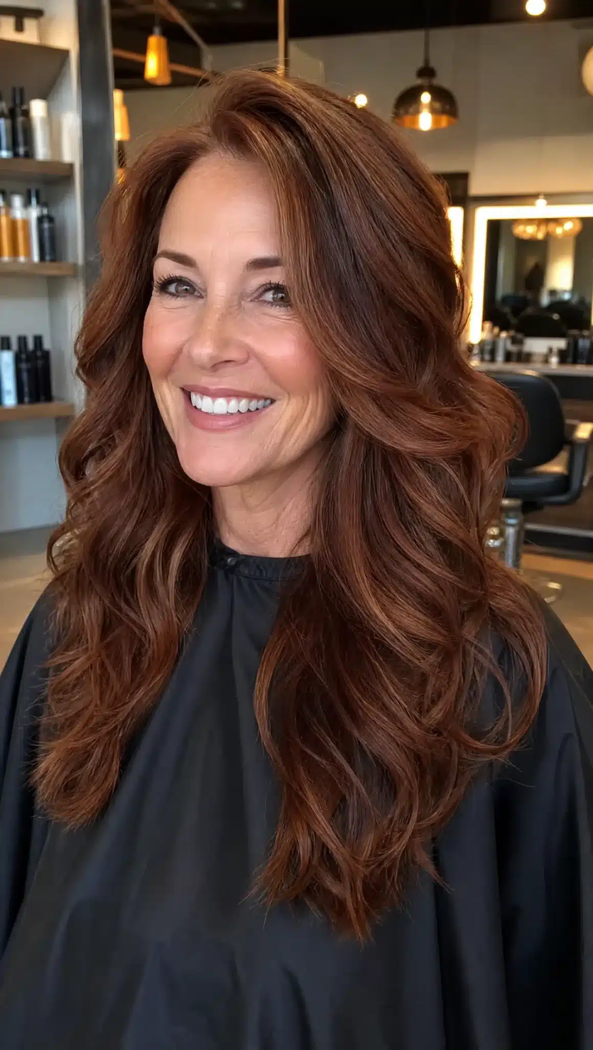 Long Minimal Layers with Natural Silver Gray | Long Hairstyles for Women Over 50 Long Minimal Layers with Natural Silver Gray - long hairstyles for women over 50