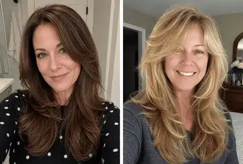 27 Chic Shoulder Length Hairstyles For Women Over 60 42 Stylish layered hairstyles for women over 40 with soft waves and face-framing pieces.