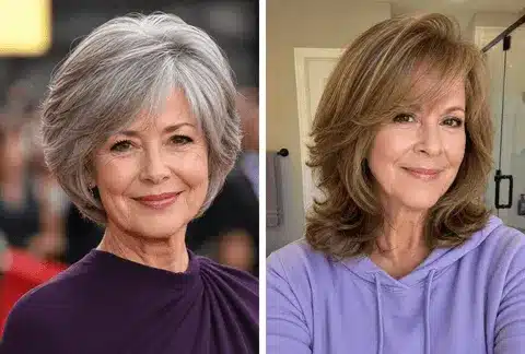 27 Chic Shoulder Length Hairstyles For Women Over 60 47 Ultra-chic feathered hairstyles for women over 60 with soft layers and gentle waves.