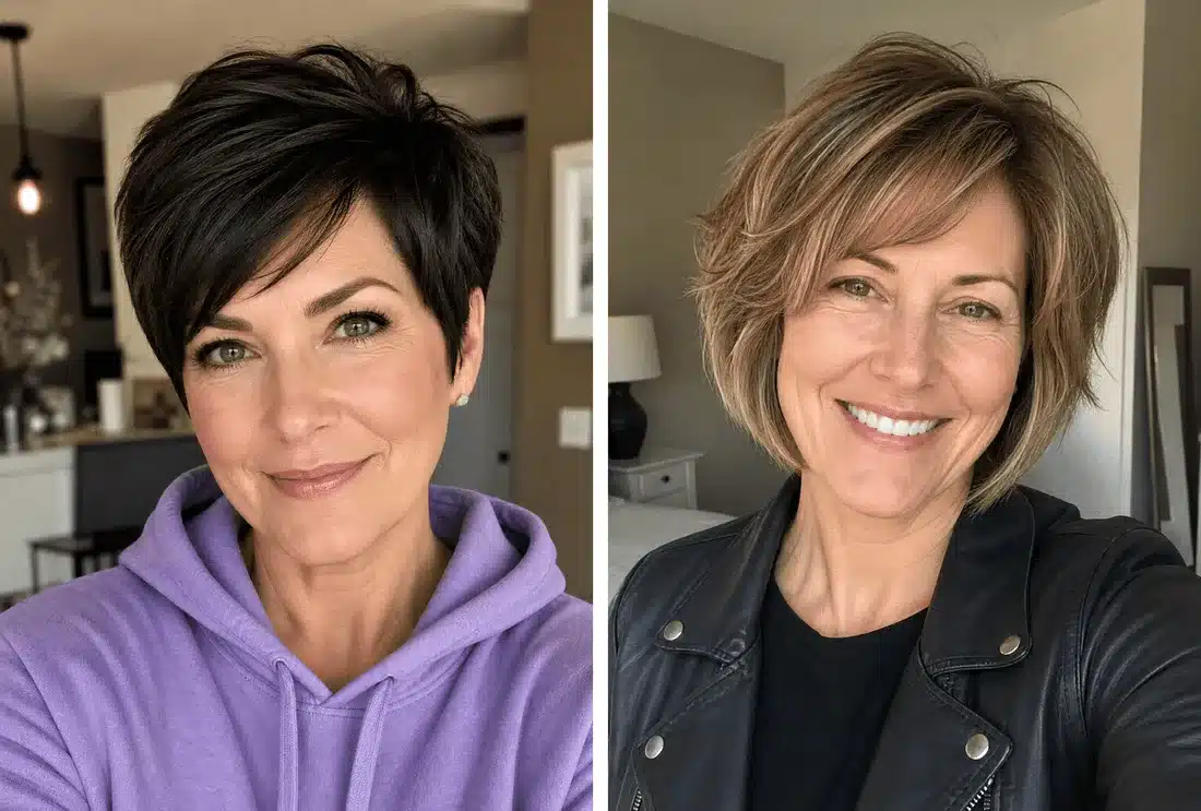 Haircut Ideas for Women featuring 27 must-see trendy hairstyles for women over 40