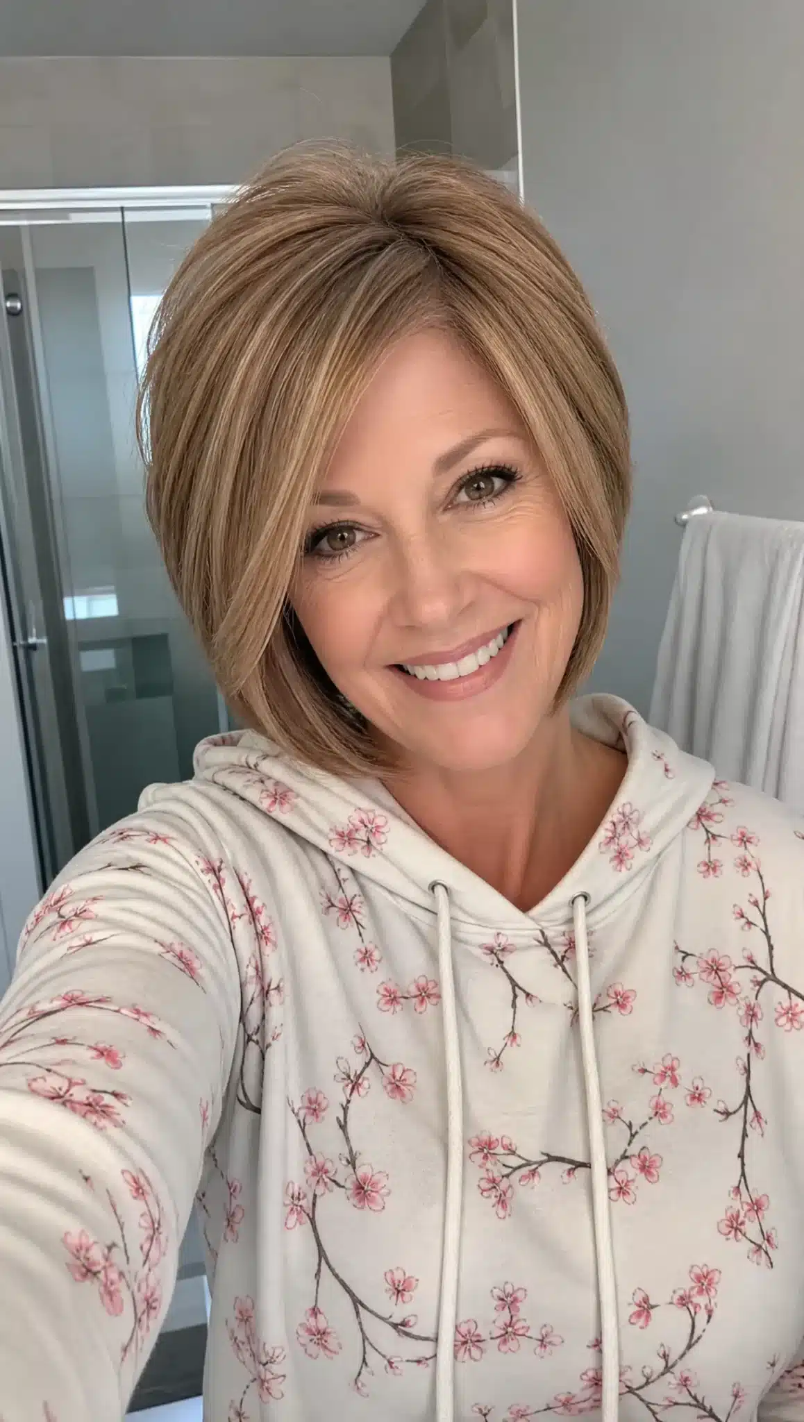 27 Stunning Angled Bob Hairstyles For Older Women 24 Voluminous angled bob in light golden brown