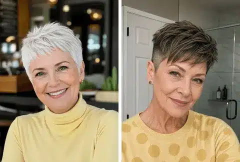 27 Stunning Angled Bob Hairstyles For Older Women 32 Thumbnail for short pixie hairstyles for women over 60