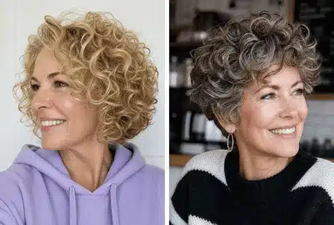 27 Stunning Angled Bob Hairstyles For Older Women 46 Thumbnail for curly hairstyles for women over 50