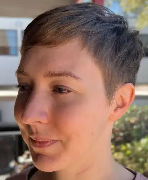 Classic pixie haircut