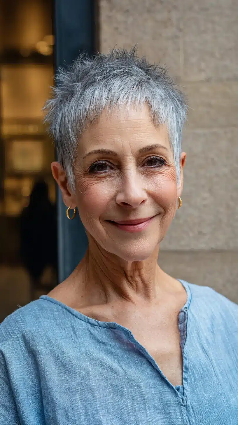 50 best choppy pixie cuts for women over 60 12
