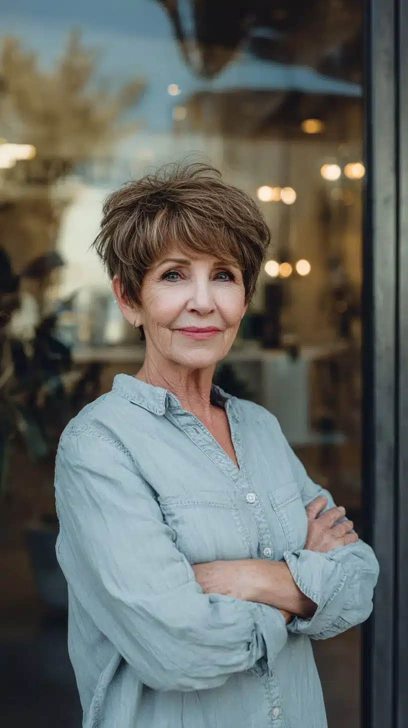 50 best choppy pixie cuts for women over 60 19