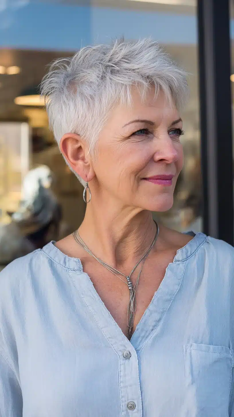 50 best choppy pixie cuts for women over 60 7