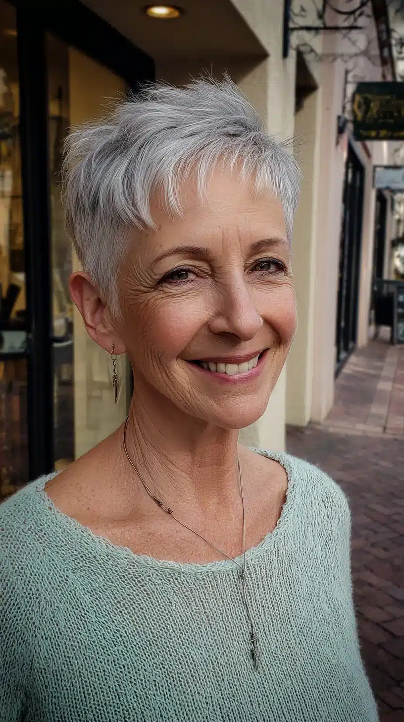 50 best choppy pixie cuts for women over 60 8