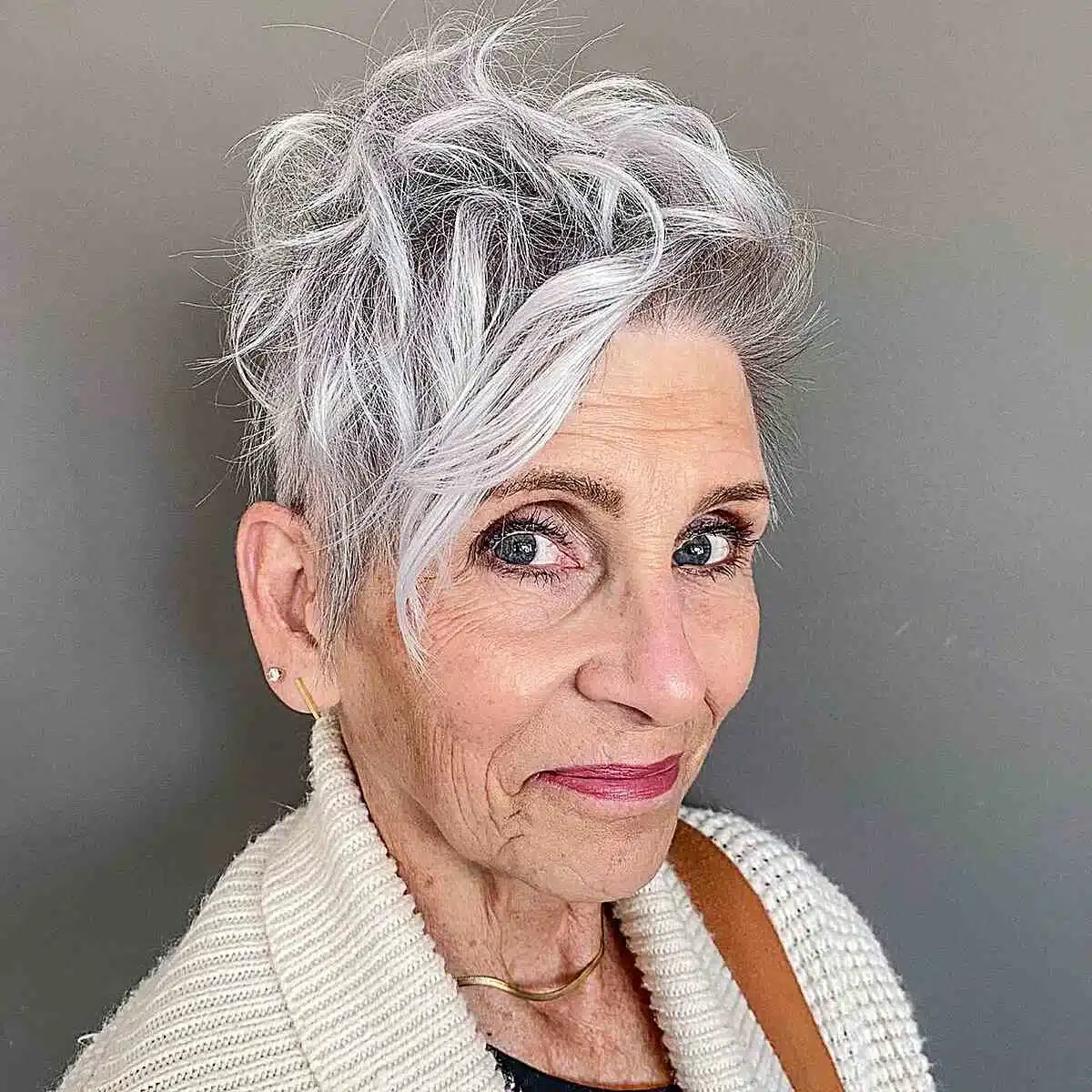 52 Perfect Pixie Haircuts for Women Over 70 to Pull Off 34 Youthful Gray Balayage Pixie Cut for Women Aged 70 and Up